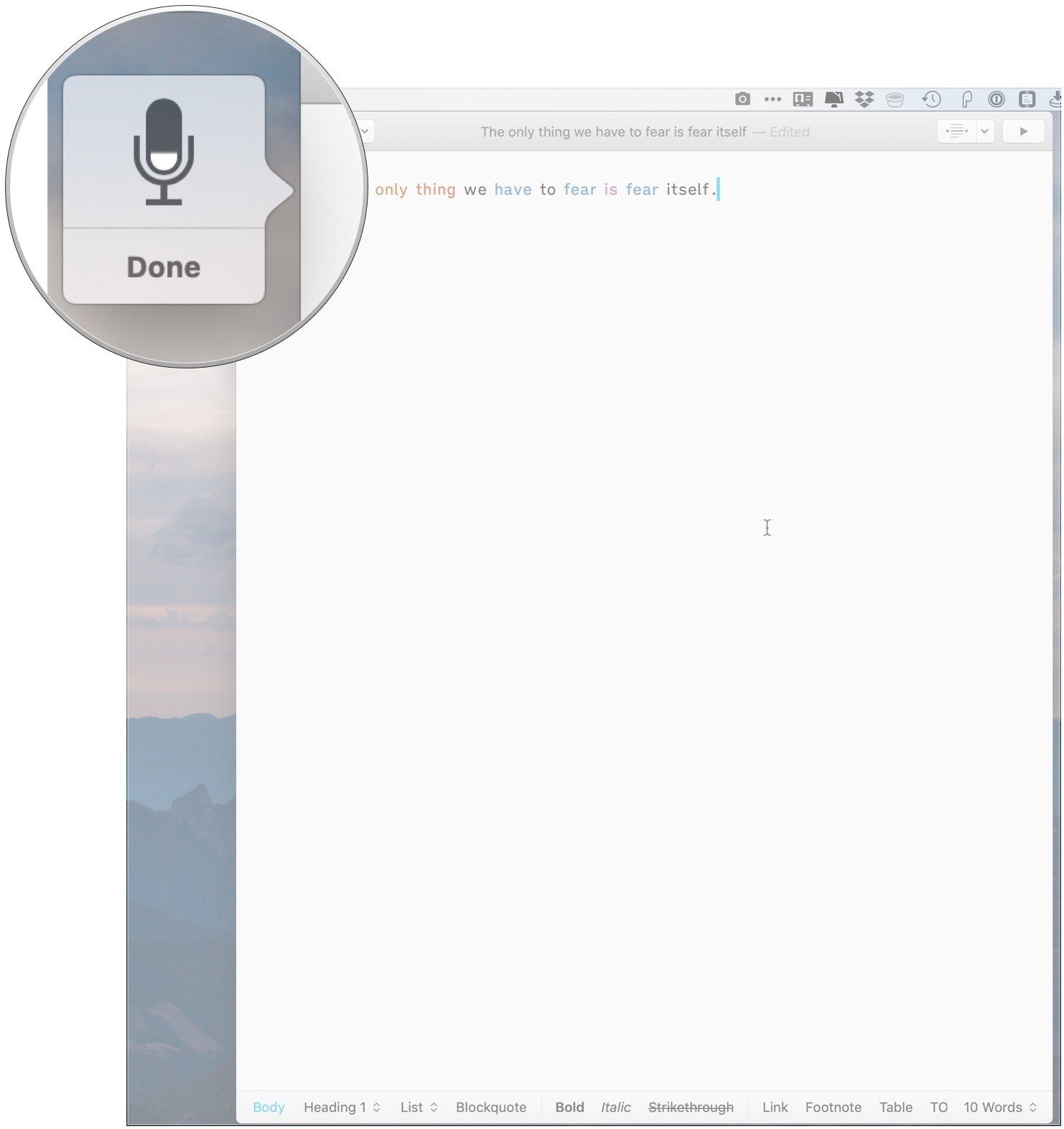 Mac dictation not working